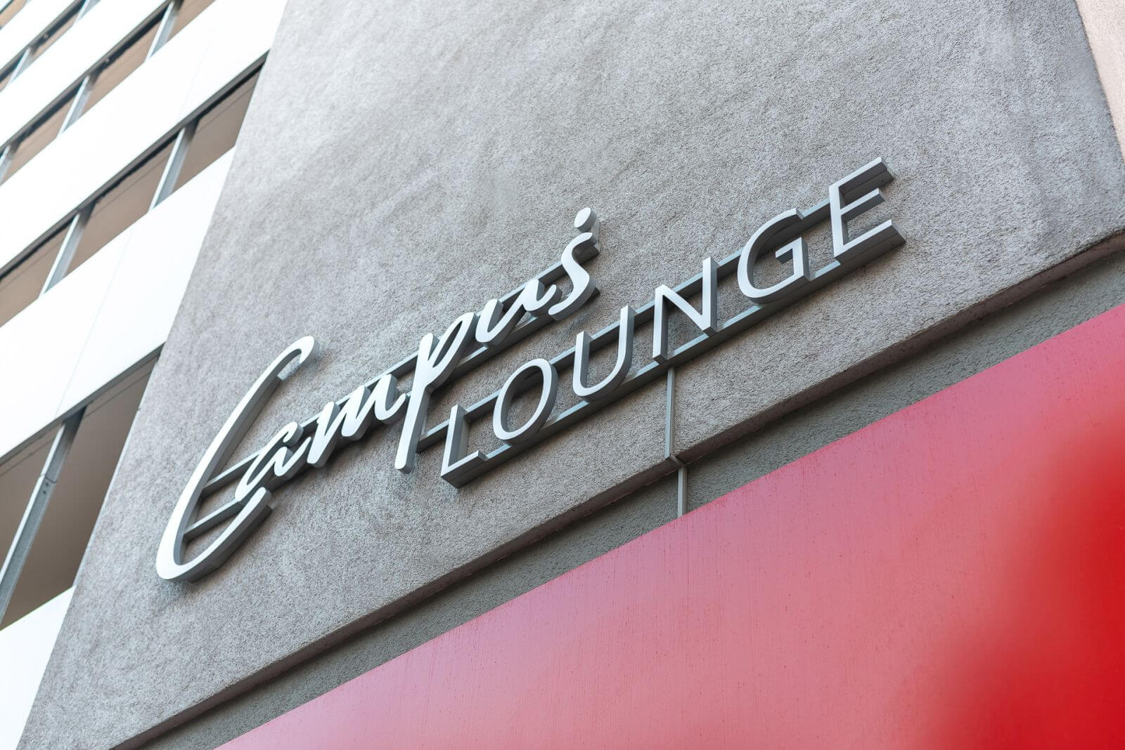 Galeriebild - blsk Campuslounge - Logo Ansicht